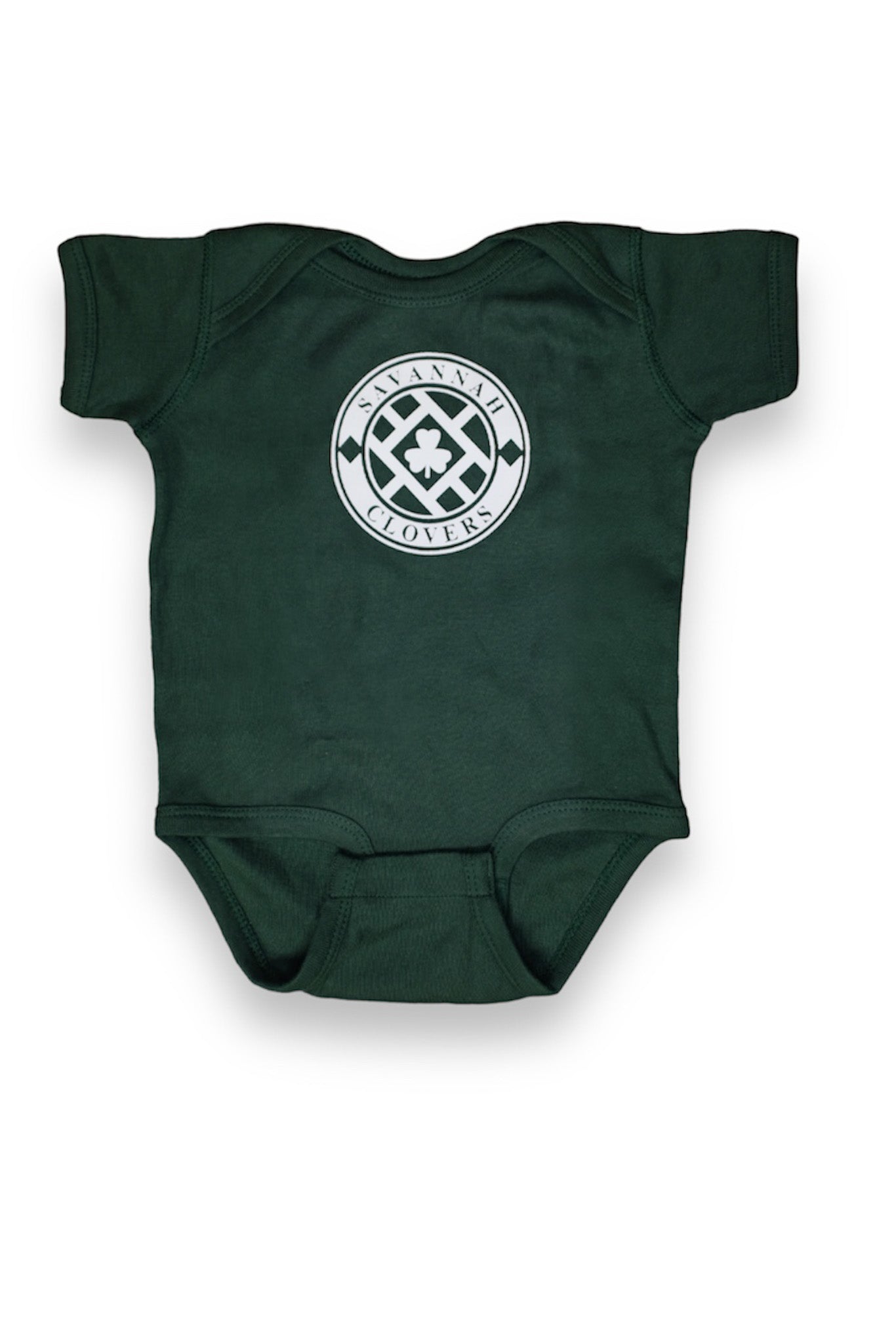 Crest Baby Onesie (Green/White)