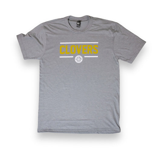 Clovers T-Shirt (Grey/Gold)