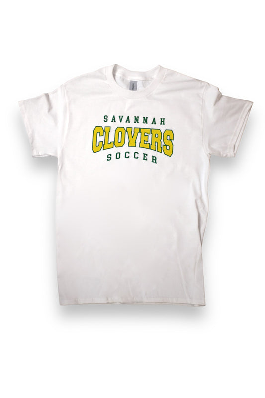 Collegiate Clovers T-Shirt (White/Gold)