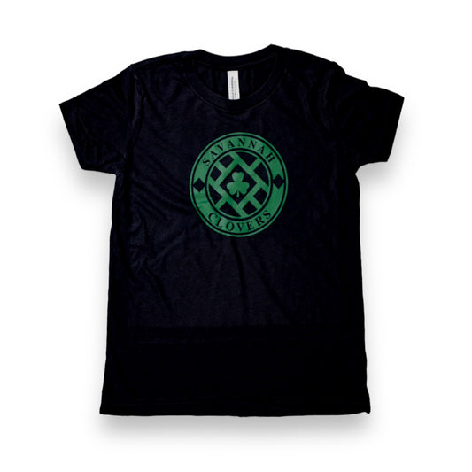 Youth Crest T-Shirt (Black/Green)